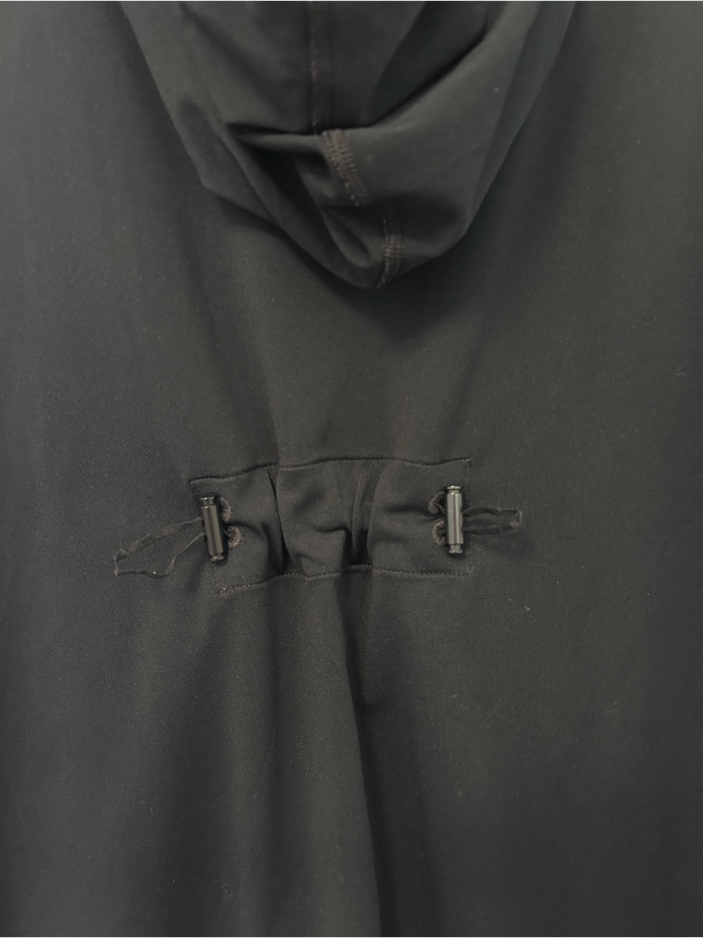 Gymshark Breeze Seamless Hoodie Cinch Back Black Athletic - Picture 8 of 14